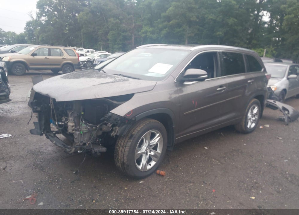 2014 TOYOTA HIGHLANDER LIMITED V6 VIN: 5TDDKRFH9ES052759