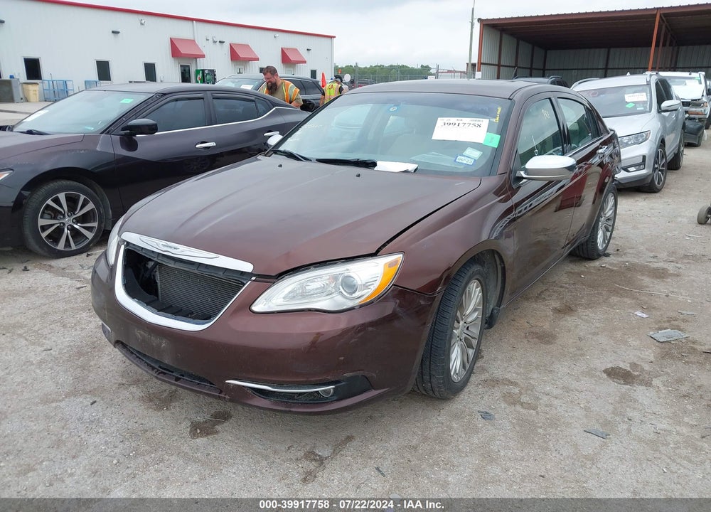 2012 CHRYSLER 200 LIMITED VIN: 1C3CCBCG2CN270853