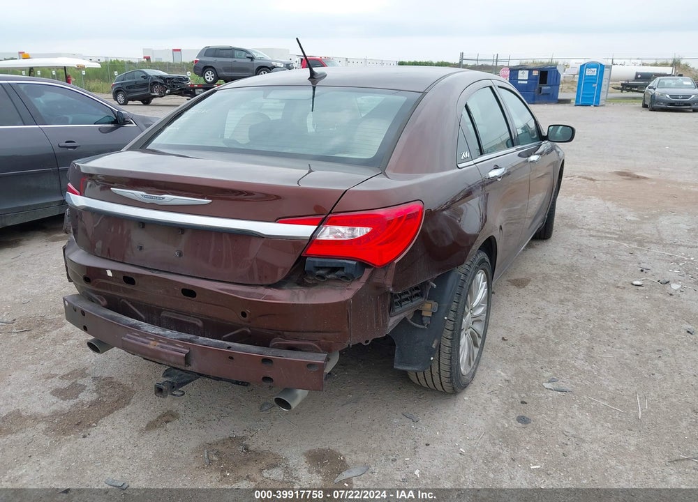 2012 CHRYSLER 200 LIMITED VIN: 1C3CCBCG2CN270853