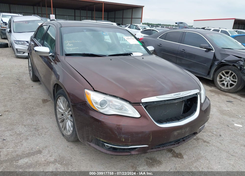 2012 CHRYSLER 200 LIMITED VIN: 1C3CCBCG2CN270853