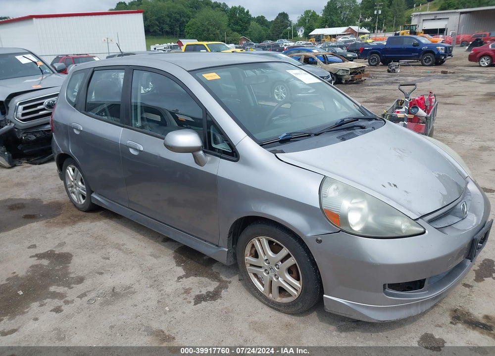 2008 HONDA FIT SPORT VIN: JHMGD38688S009282