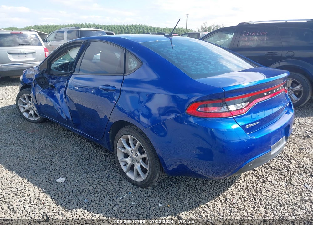 2013 DODGE DART SXT VIN: 1C3CDFBA8DD231645