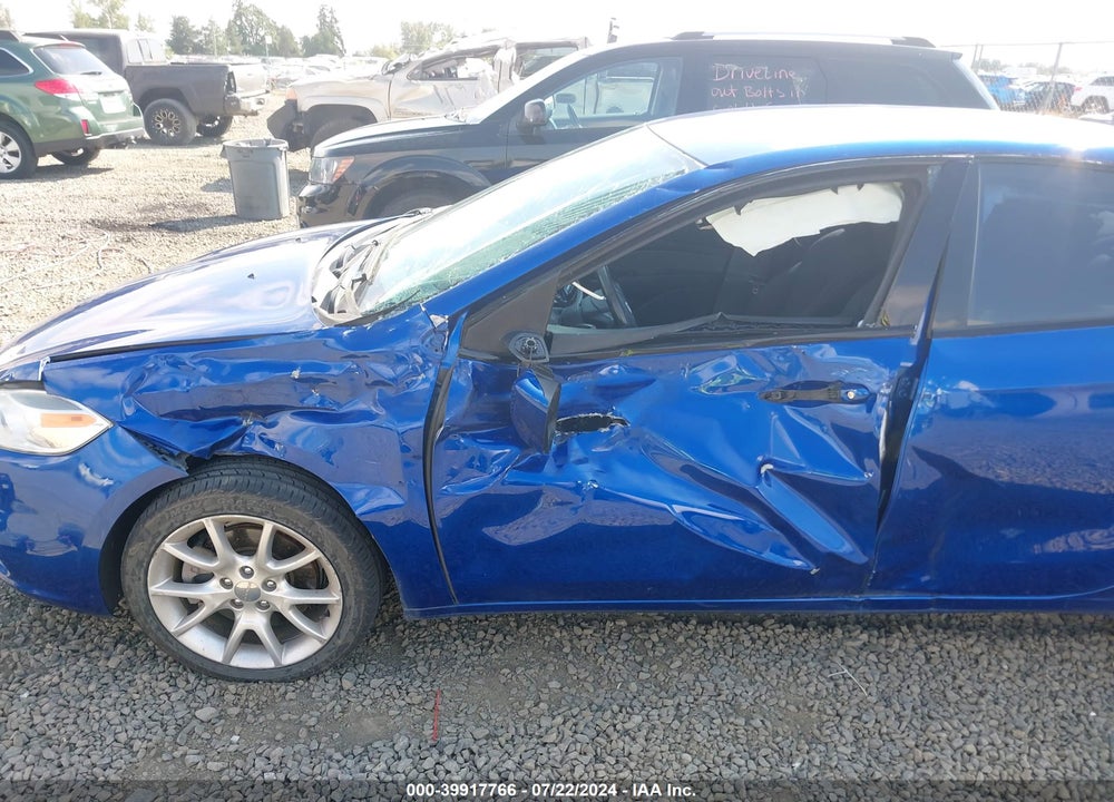 2013 DODGE DART SXT VIN: 1C3CDFBA8DD231645