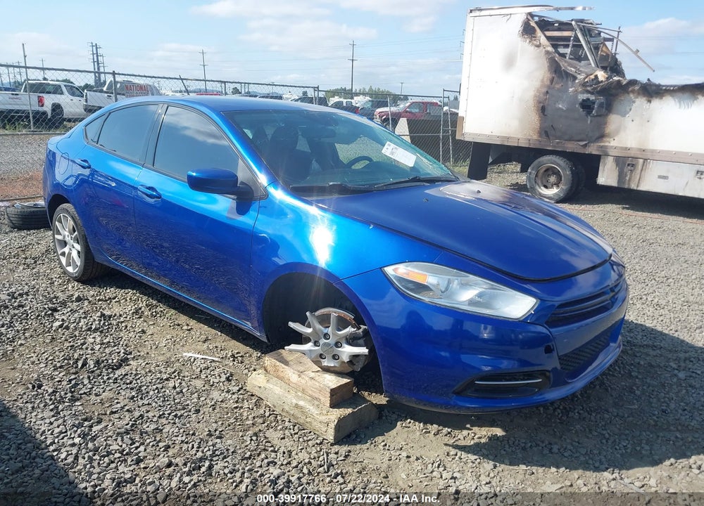 2013 DODGE DART SXT VIN: 1C3CDFBA8DD231645