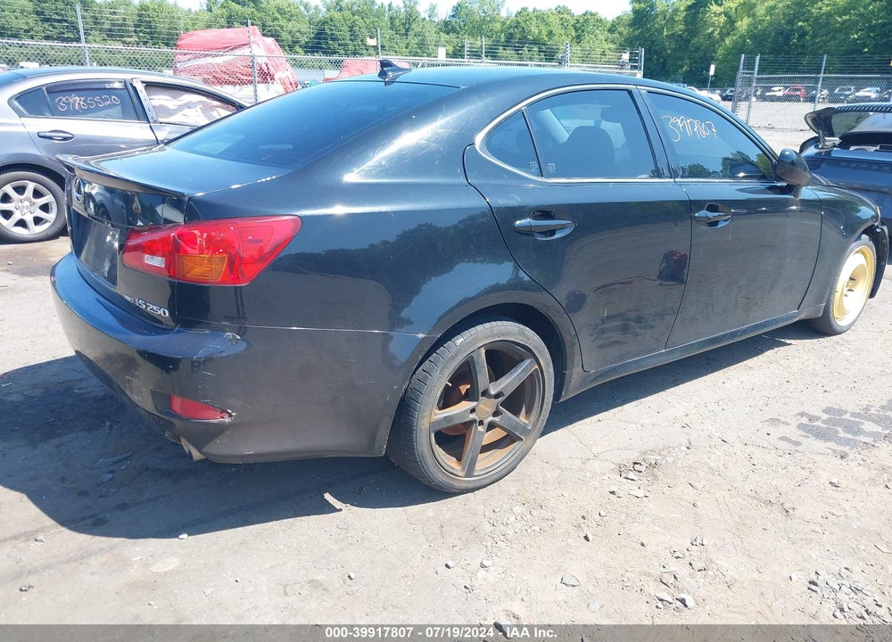 2008 LEXUS IS 250 VIN: JTHCK262985023480