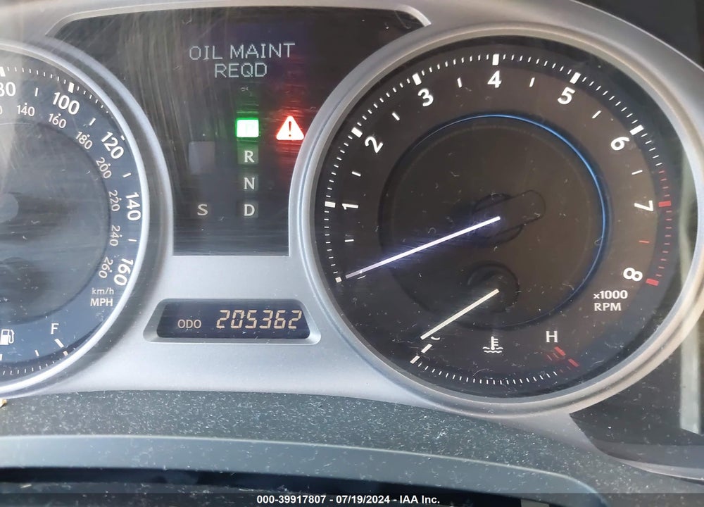 2008 LEXUS IS 250 VIN: JTHCK262985023480