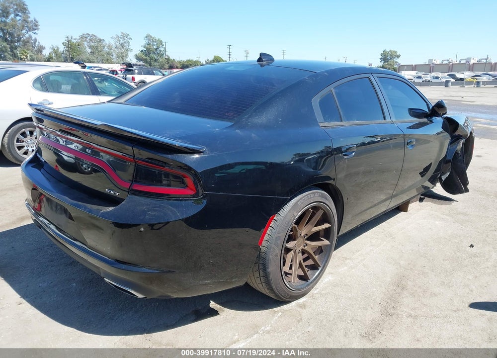 2016 DODGE CHARGER SXT VIN: 2C3CDXHG1GH132724