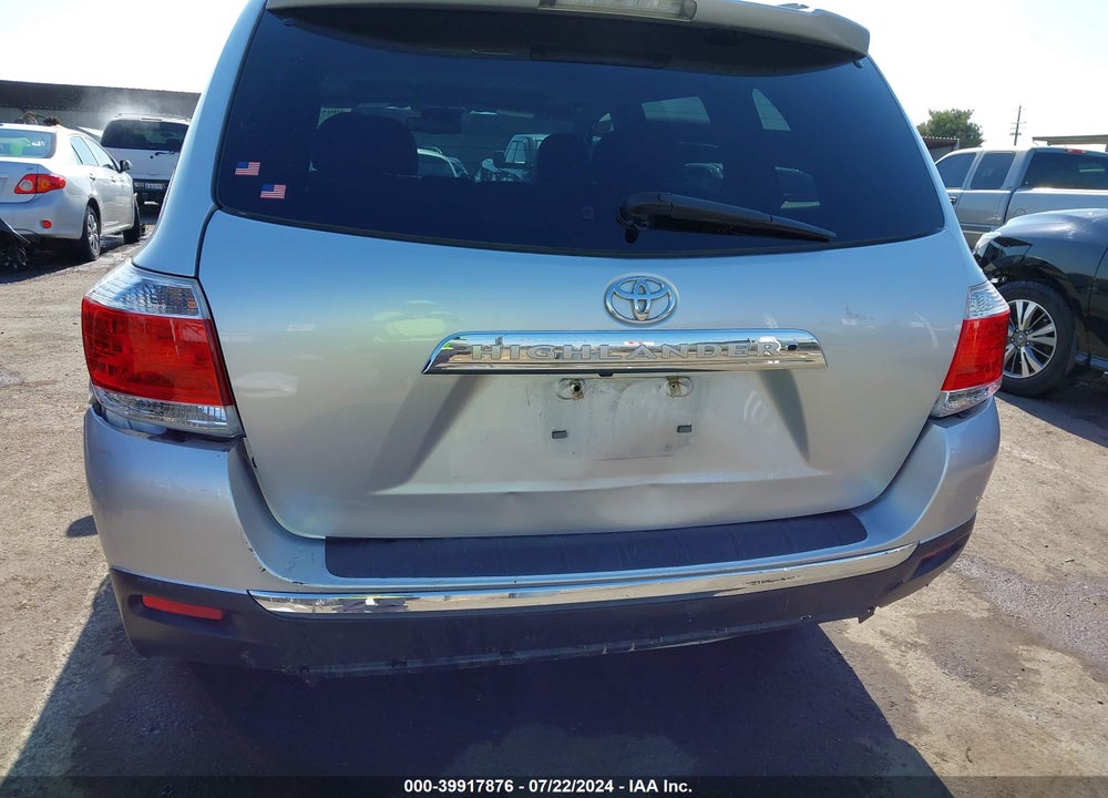 2012 TOYOTA HIGHLANDER SE V6 VIN: 5TDZK3EH4CS051195