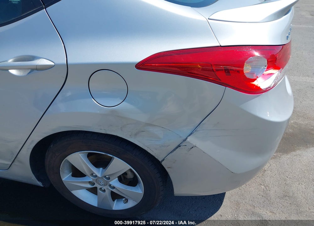 2013 HYUNDAI ELANTRA GLS VIN: 5NPDH4AE0DH450476