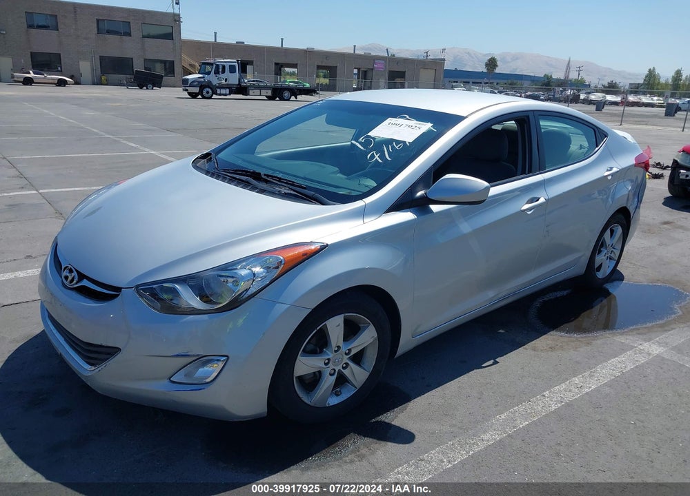 2013 HYUNDAI ELANTRA GLS VIN: 5NPDH4AE0DH450476