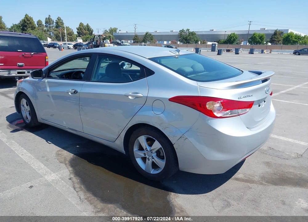 2013 HYUNDAI ELANTRA GLS VIN: 5NPDH4AE0DH450476