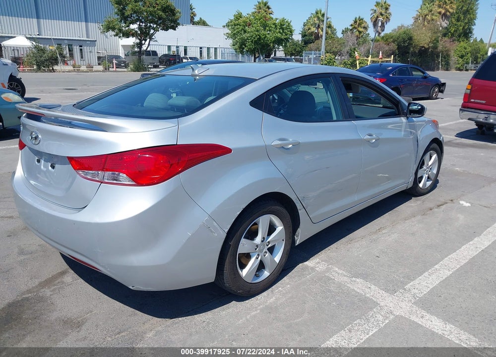 2013 HYUNDAI ELANTRA GLS VIN: 5NPDH4AE0DH450476