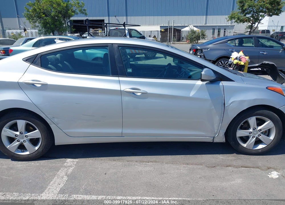 2013 HYUNDAI ELANTRA GLS VIN: 5NPDH4AE0DH450476