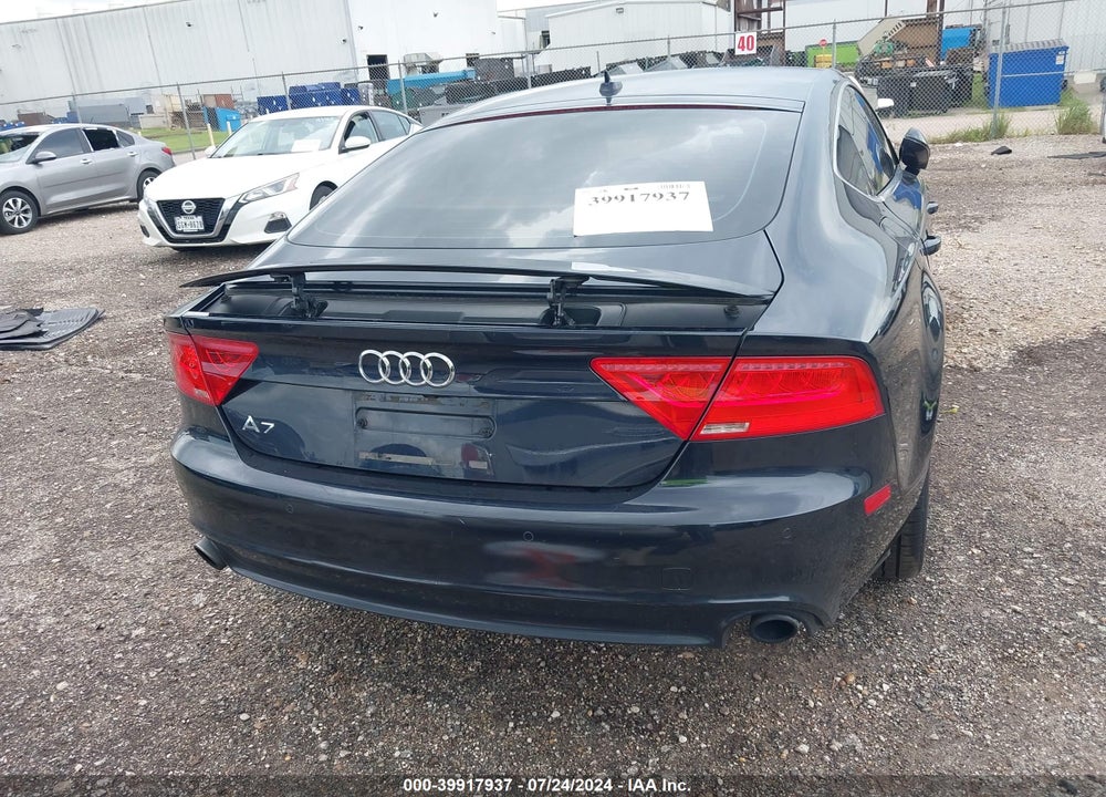 2012 AUDI A7 PREMIUM VIN: WAUSGAFC3CN027547