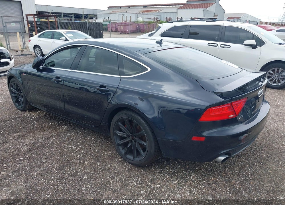 2012 AUDI A7 PREMIUM VIN: WAUSGAFC3CN027547