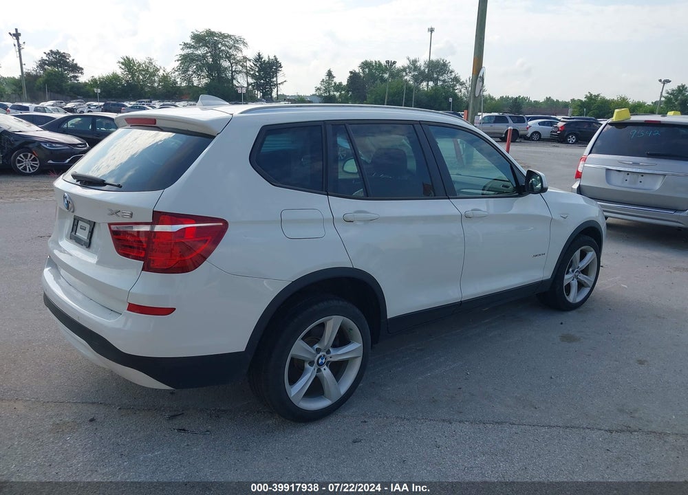 2017 BMW X3 XDRIVE28I VIN: 5UXWX9C35H0W78916