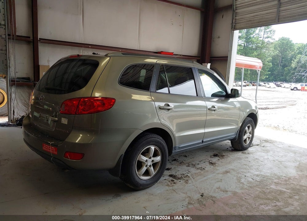 2008 HYUNDAI SANTA FE GLS VIN: 5NMSG13D18H189441