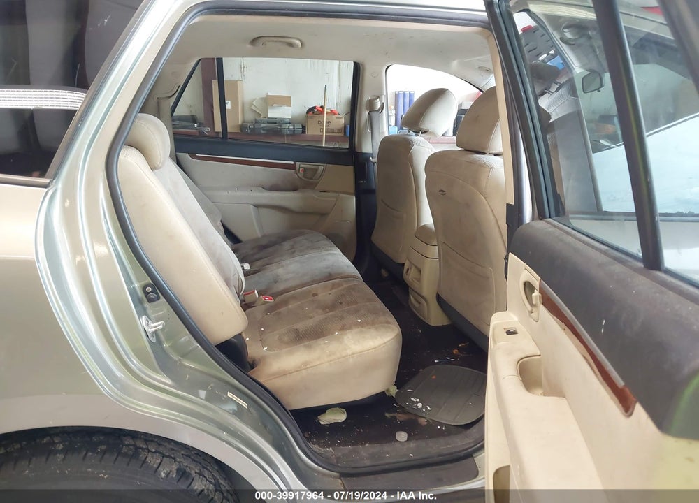 2008 HYUNDAI SANTA FE GLS VIN: 5NMSG13D18H189441