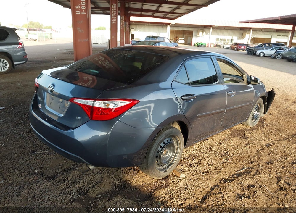 2015 TOYOTA COROLLA LE VIN: 5YFBURHE2FP214875