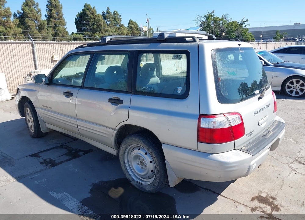 2001 SUBARU FORESTER S VIN: JF1SF65691H767541