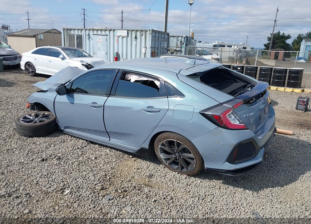 2019 HONDA CIVIC SPORT VIN: SHHFK7H47KU407871