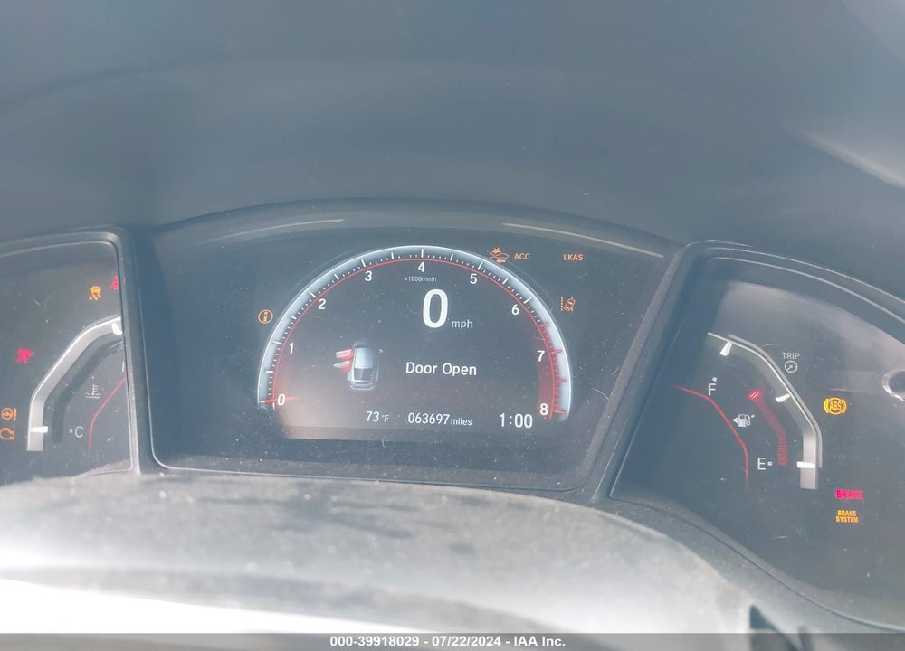2019 HONDA CIVIC SPORT VIN: SHHFK7H47KU407871