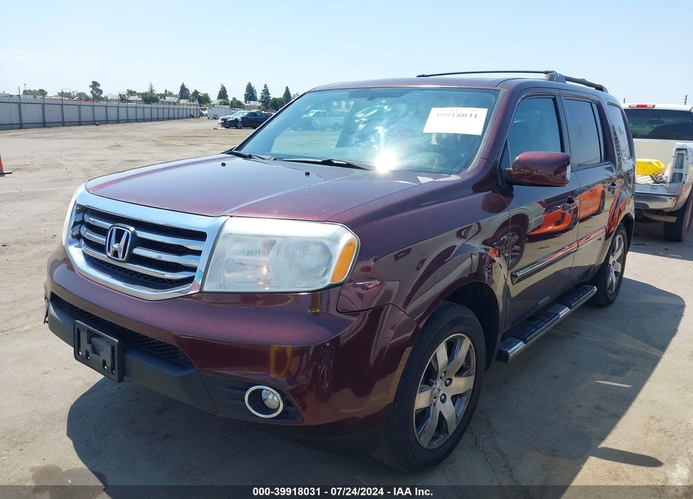 2015 HONDA PILOT TOURING VIN: 5FNYF4H90FB066408