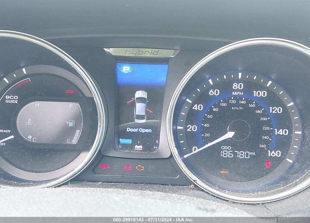 2012 HYUNDAI SONATA HYBRID VIN: KMHEC4A47CA039975