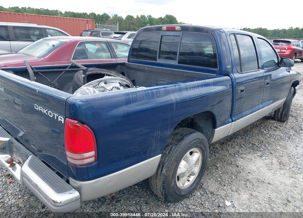 2000 DODGE DAKOTA SLT/SPORT VIN: 1B7GL2AN8YS685280