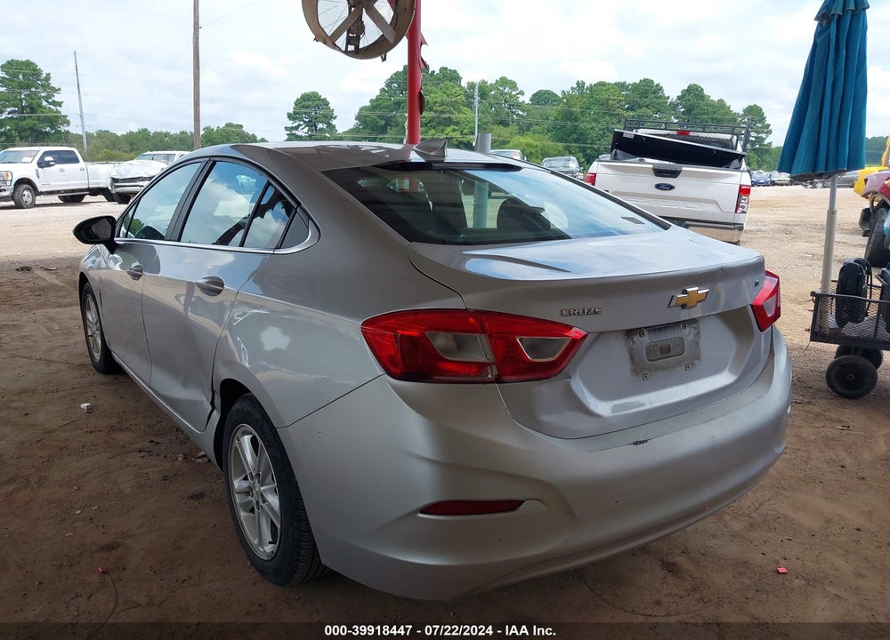 2016 CHEVROLET CRUZE LT AUTO VIN: 1G1BE5SM9G7294791
