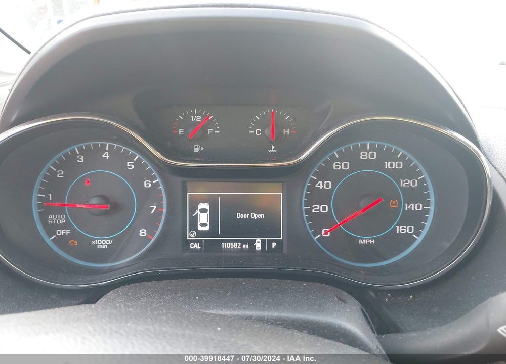2016 CHEVROLET CRUZE LT AUTO VIN: 1G1BE5SM9G7294791