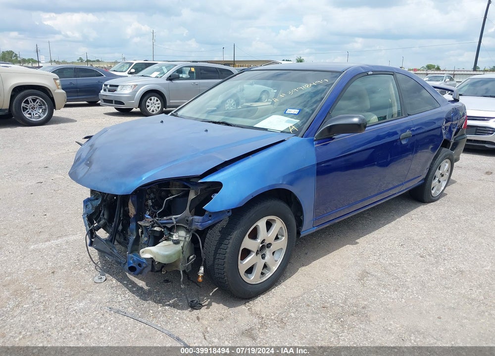 2004 HONDA CIVIC VP VIN: 1HGEM22174L061122