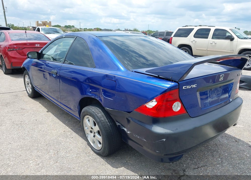 2004 HONDA CIVIC VP VIN: 1HGEM22174L061122