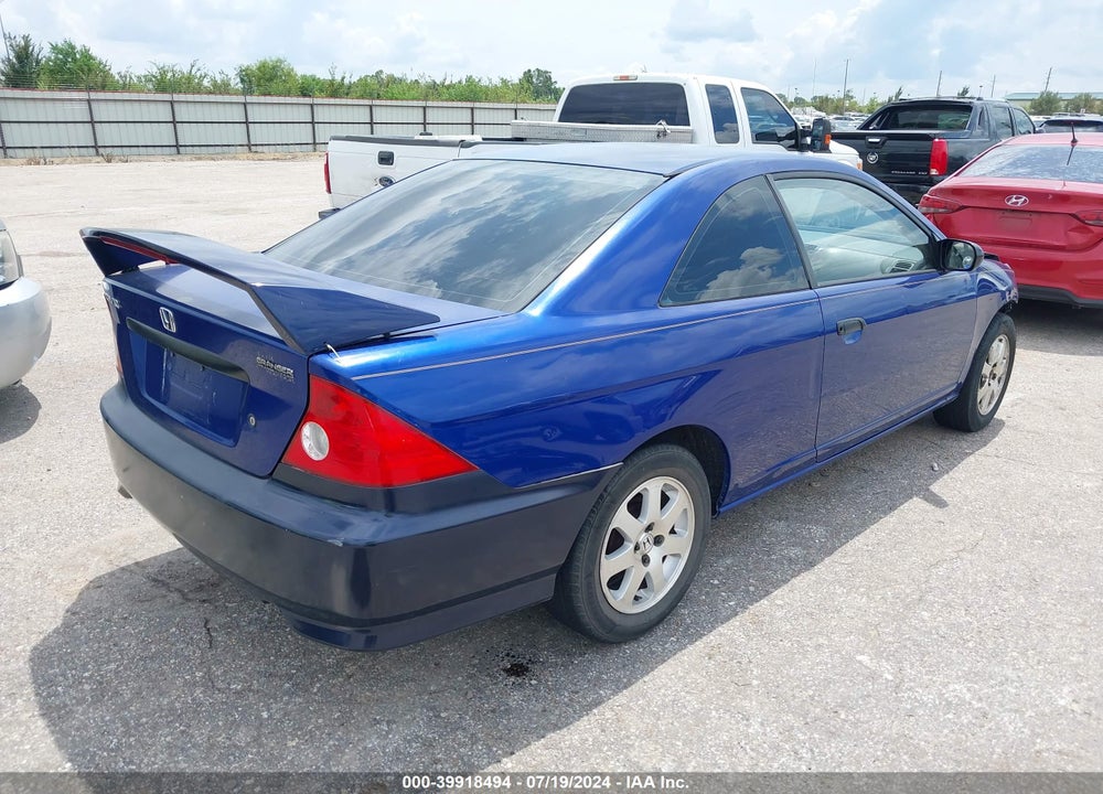 2004 HONDA CIVIC VP VIN: 1HGEM22174L061122