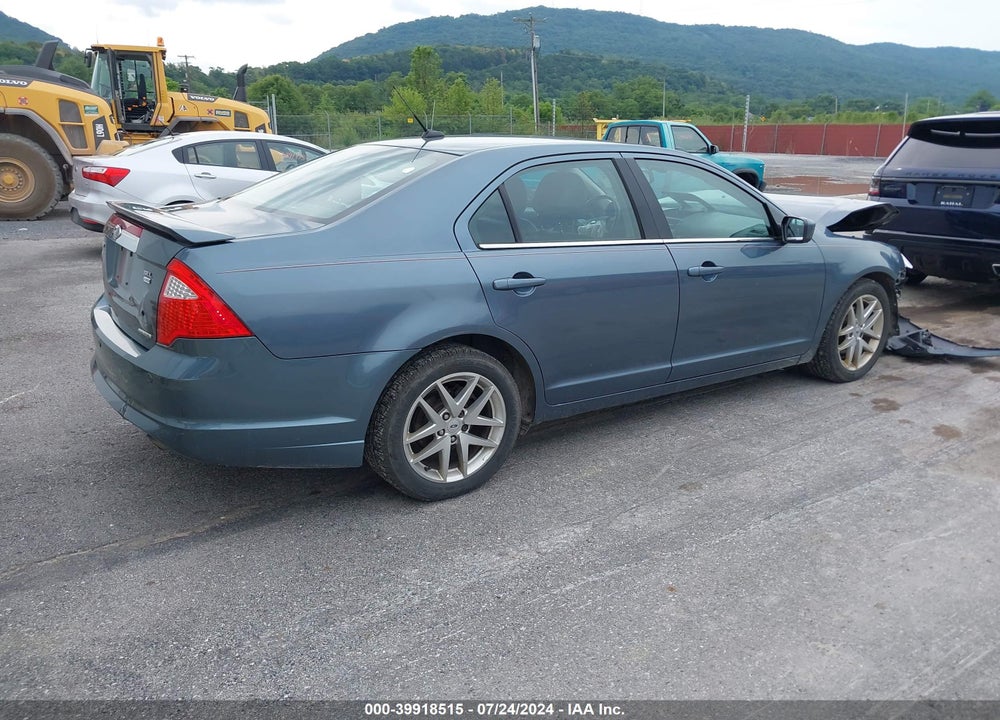 2012 FORD FUSION SEL VIN: 3FAHP0CG6CR308758