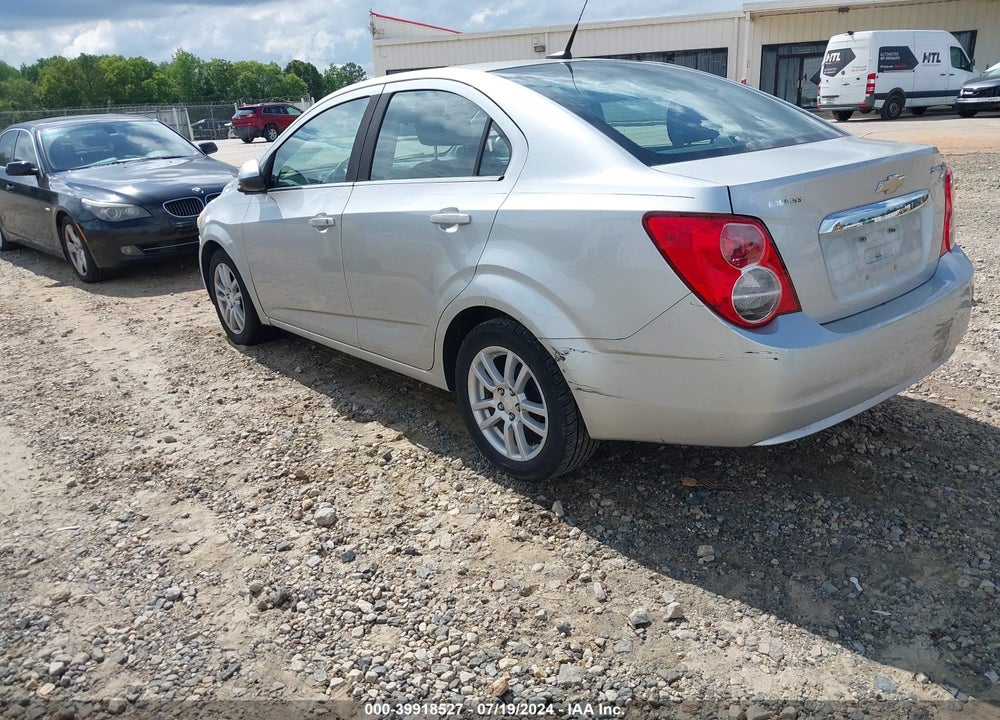 2012 CHEVROLET SONIC 2LT VIN: 1G1JC5SH4C4215608