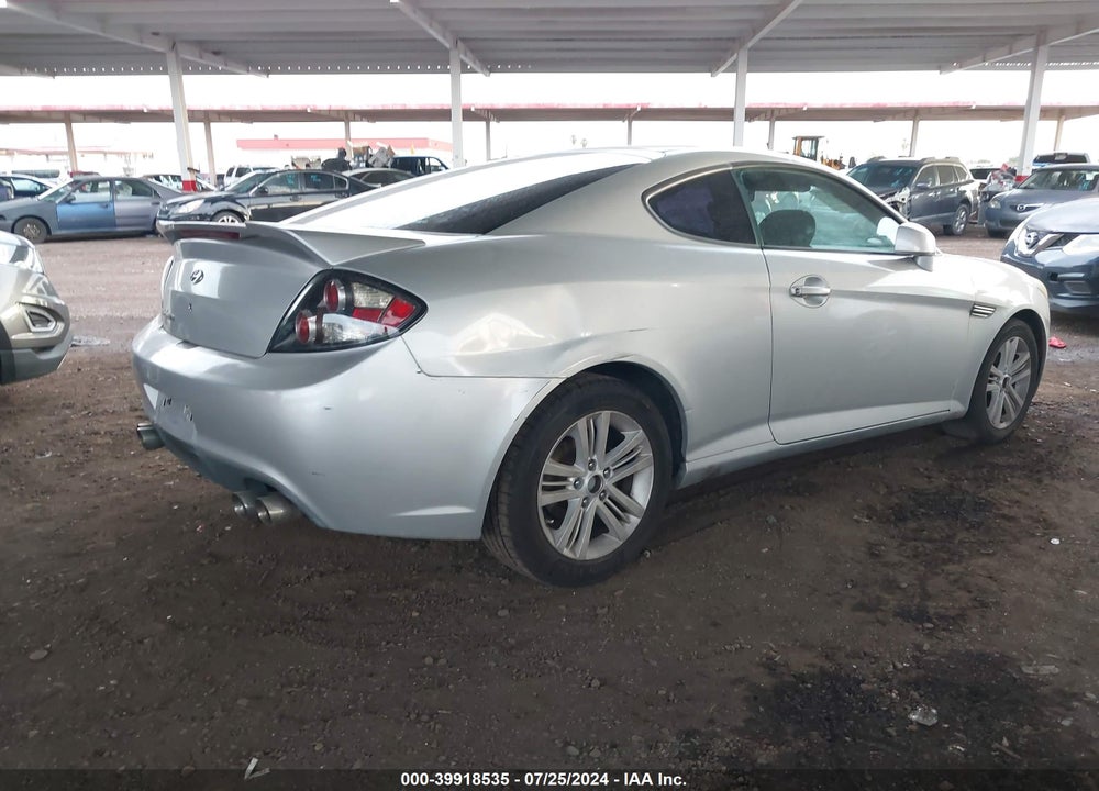 2008 HYUNDAI TIBURON GS VIN: KMHHM66D88U269898