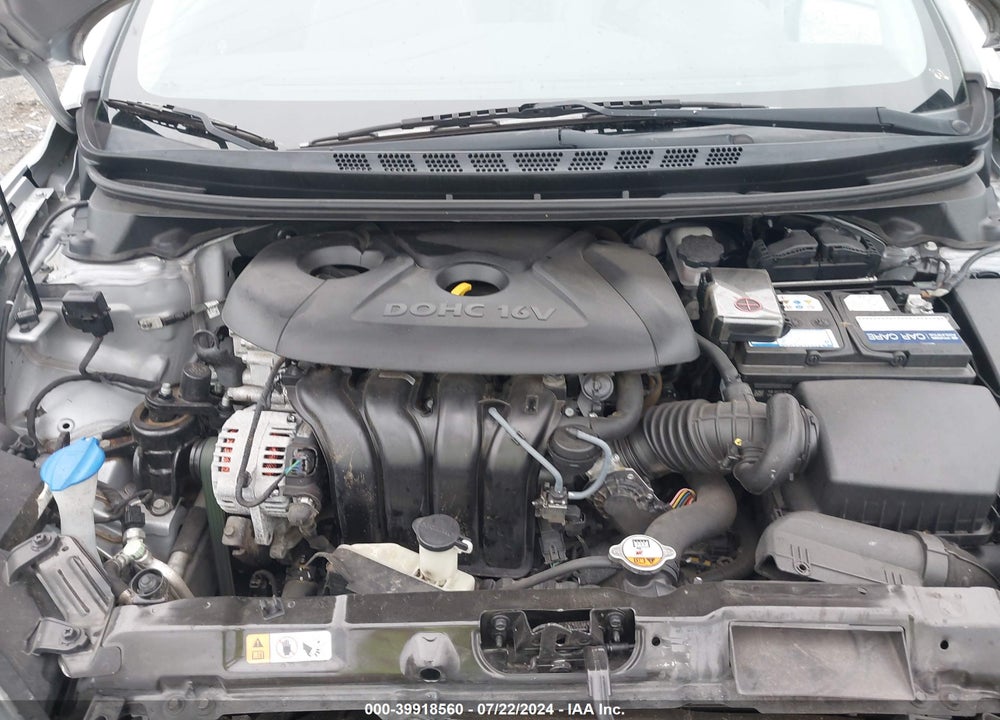 2014 HYUNDAI ELANTRA LIMITED VIN: 5NPDH4AE3EH494375