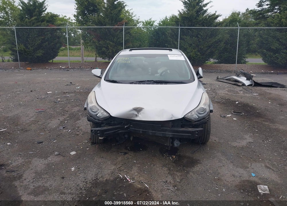 2014 HYUNDAI ELANTRA LIMITED VIN: 5NPDH4AE3EH494375