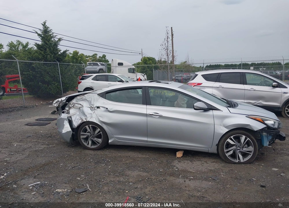 2014 HYUNDAI ELANTRA LIMITED VIN: 5NPDH4AE3EH494375