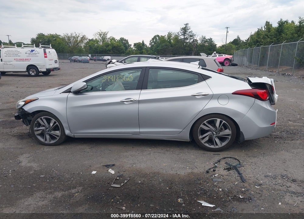 2014 HYUNDAI ELANTRA LIMITED VIN: 5NPDH4AE3EH494375