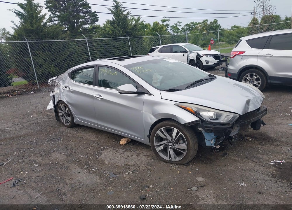 2014 HYUNDAI ELANTRA LIMITED VIN: 5NPDH4AE3EH494375
