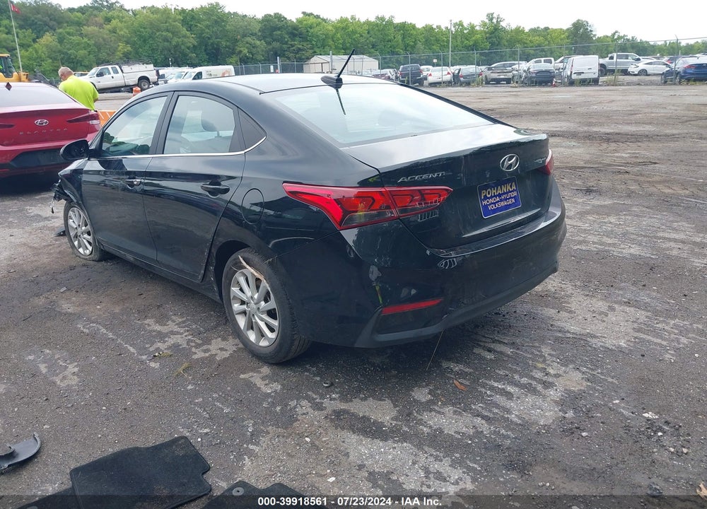 2022 HYUNDAI ACCENT SEL VIN: 3KPC24A63NE170238