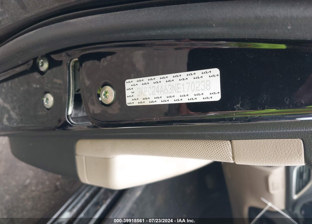 2022 HYUNDAI ACCENT SEL VIN: 3KPC24A63NE170238