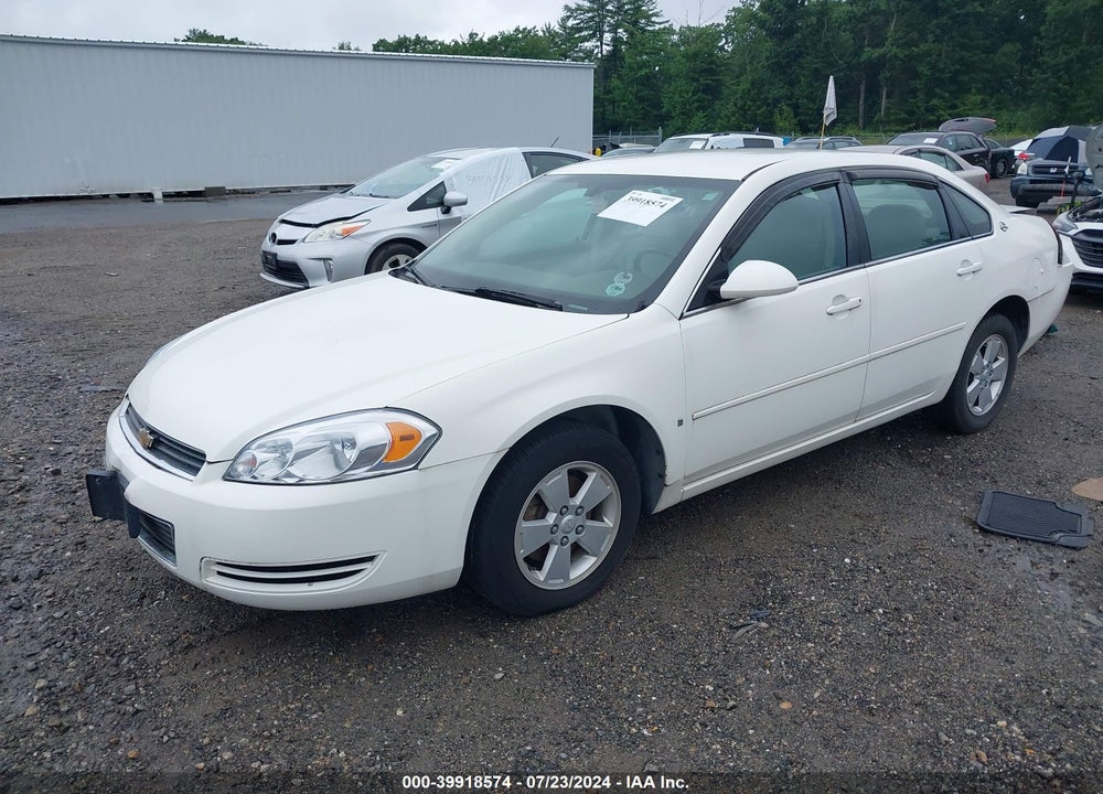 2007 CHEVROLET IMPALA LT VIN: 2G1WT55N279386481