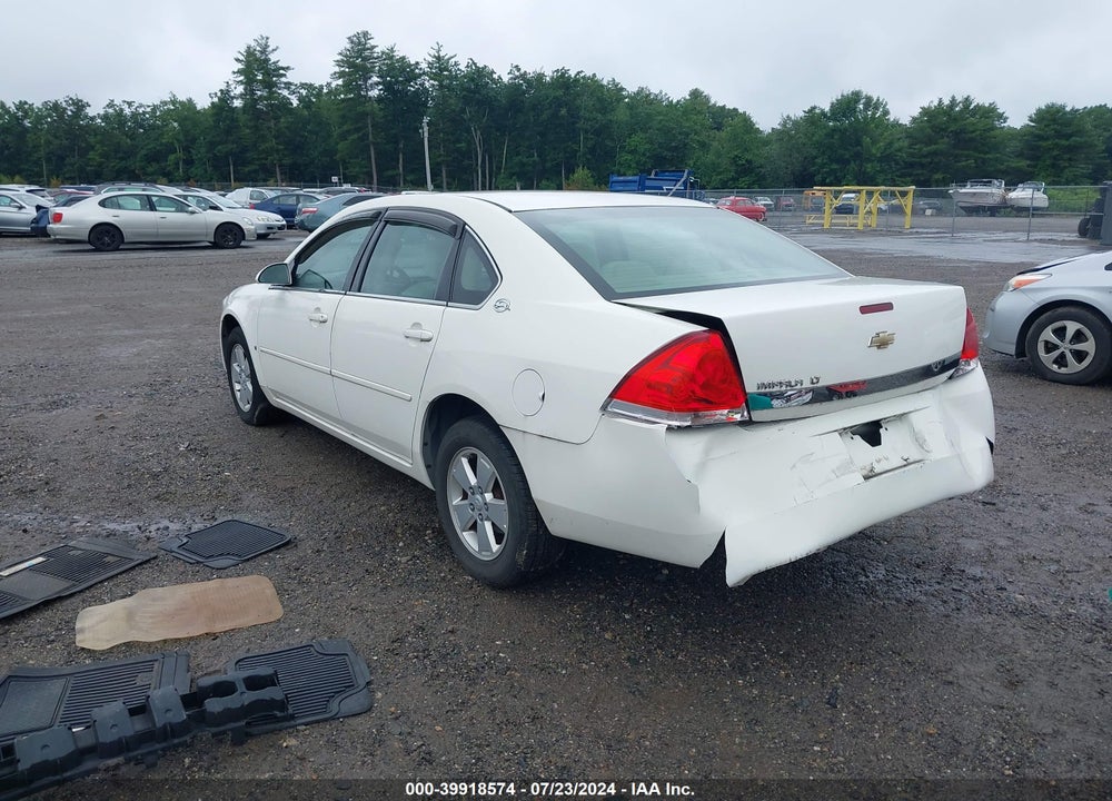 2007 CHEVROLET IMPALA LT VIN: 2G1WT55N279386481