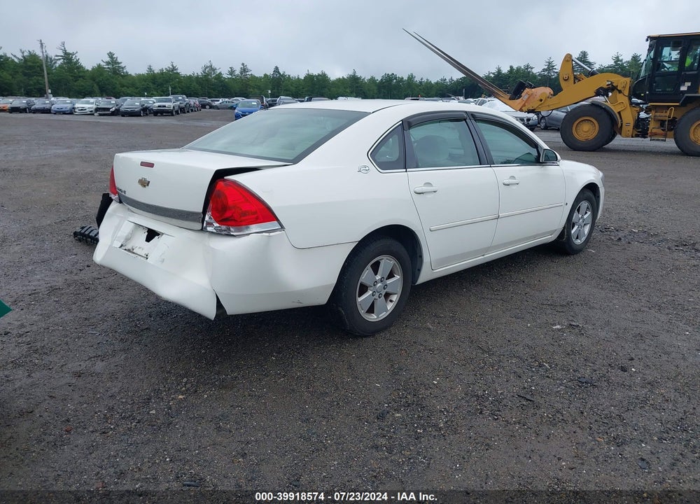 2007 CHEVROLET IMPALA LT VIN: 2G1WT55N279386481
