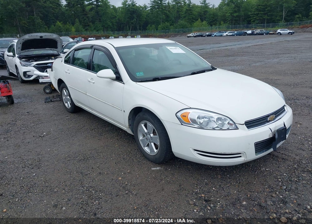 2007 CHEVROLET IMPALA LT VIN: 2G1WT55N279386481