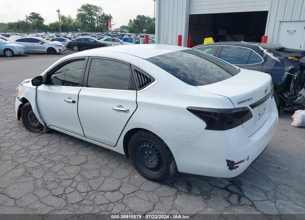 2015 NISSAN SENTRA S VIN: 3N1AB7AP5FY334366