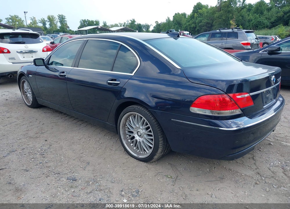 2008 BMW 750LI VIN: WBAHN83538DT80141